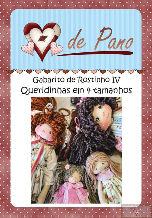 CP053 Regla - Molde Carita Muñeca Tipo 4 **PRE VENTA**