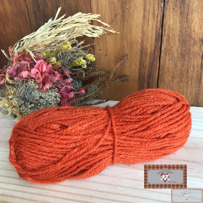 CP019 Lana para Pelo muñeca- Color Pelirojo