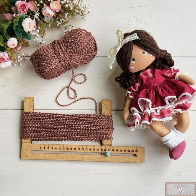 CP084 Regla - Regla para Pelo de Muñeca M (30 cm)