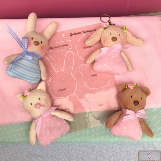 CP092 Regla - Molde Mini ANIMALITOS – ¡4 Animalitos! **PRE VENTA**