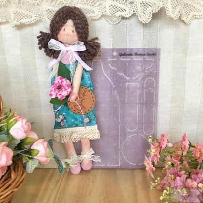 CP091 Regla - Molde para Cuerpito – Muñeca Sachet **PRE VENTA**