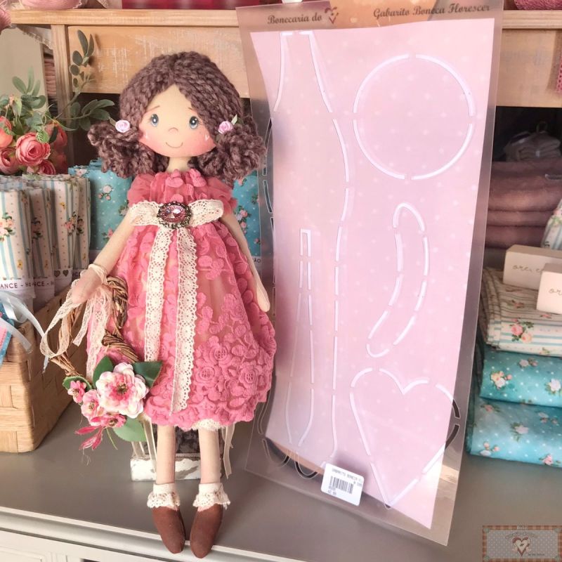 CP090 Regla - Molde Muñeca Florescer – G **PRE VENTA**